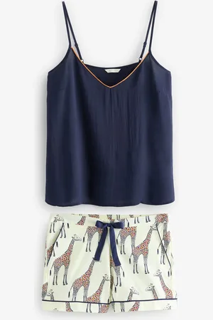Cyberjammies Georgina Modal Cami and Giraffe Print Shorts Set40