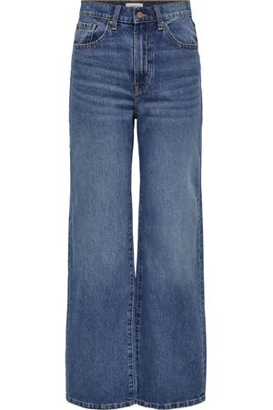 ONLY Hope Extra High Waisted Wide Leg 100% Cotton Jeans26 S