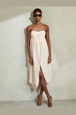Reiss Evanna Bustier Bubble Hem Parachute Midi DressEU 34 (UK 6)