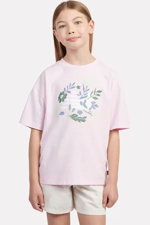 New Balance Kids Floral Graphic 100% Cotton T-Shirt7