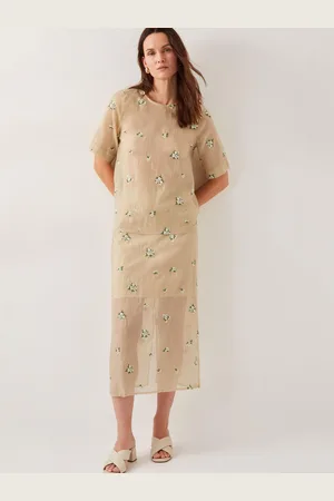 Monsoon Sacha Embroidered Midi Skirt42