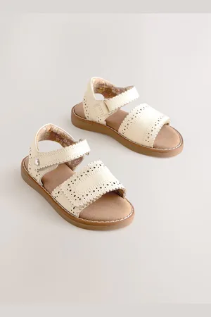Next Leather Brogue Touch Fastening SandalsEU 23 (UK 6)