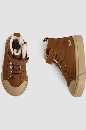 JoJo Maman Bébé Canvas High Top TrainersEU 21 (UK 4)