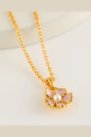 Ted Baker PETIIES: Painted Flower Pendant NecklaceJeden