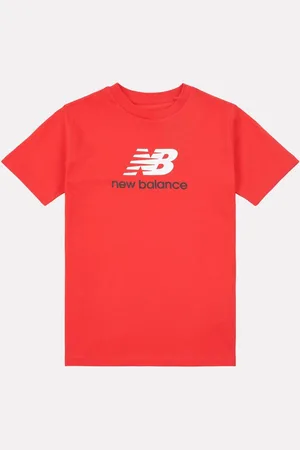 New Balance Kids Jersey Stacked 100% Cotton Logo T-Shirt152158 cm