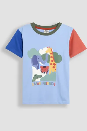 JoJo Maman Bébé 100% Cotton Printed T-Shirt8692 cm