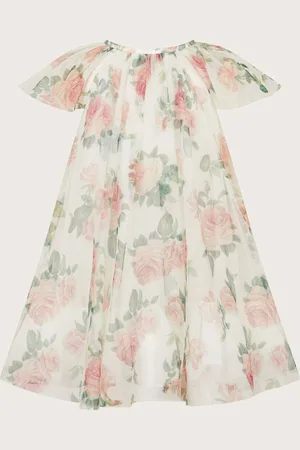 Monsoon Baby Floral Print Swing Dress1.5
