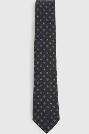 Reiss Rimini Wool Silk Foulard Textured TieJeden