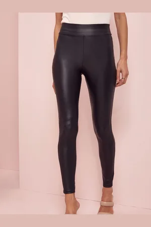 Lipsy London Legginsy z imitacji skóry z wysokim stanem34