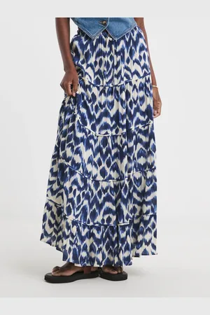 JD Williams Crinkle Tiered Maxi Skirt42
