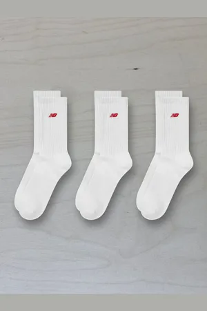 New Balance NB Patch Logo Crew Socks 3 PackL