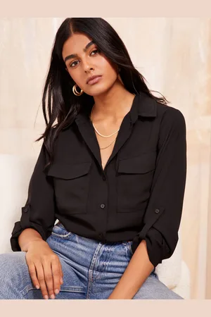 Friends Like These Long Sleeve Utility Style Button Through Shirt46