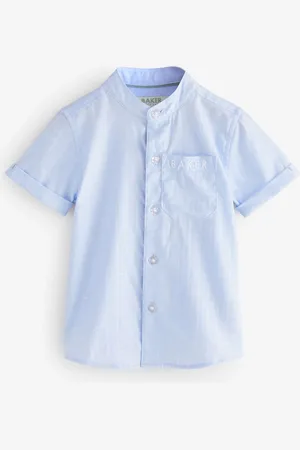 Ted Baker 100% Cotton Grandad Collar Shirt8086 cm