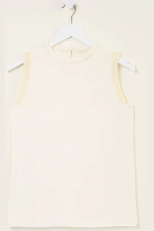 Fat Face FatFace Lace Jersey Tank Top38