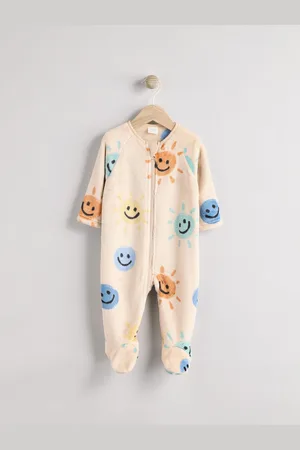 Next Baby Zip Fleece SleepsuitPierwszy rozmiar (50 cm)