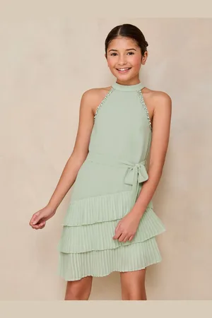 Lipsy London Halter Embellished Tiered Occasion Dress (5-16yrs)7 lat (122 cm)