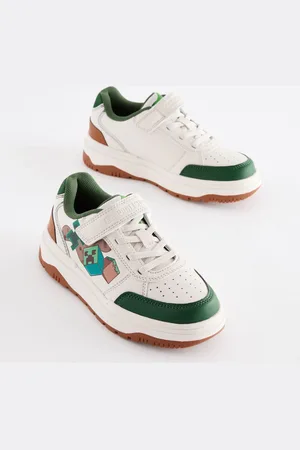 Next Minecraft Touch Close Elastic Lace TrainersEU 34.5 (UK 2)