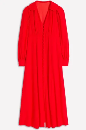 Boden Scalloped Collar Tea Dress40 R
