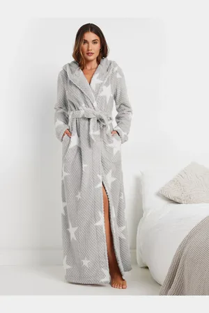 Long Tall Sally Honeycomb Star Hooded Maxi Robe42-44 wysoki