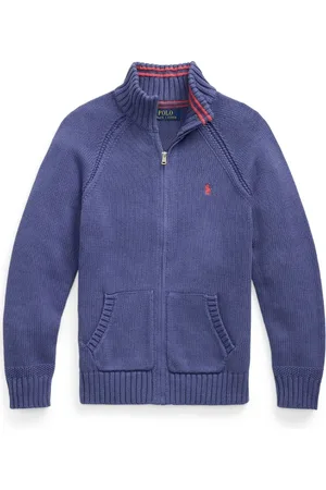 Ralph Lauren Zip Through 100% Cotton Hoodie116122 cm