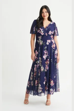 Scarlett & Jo Sukienka maxi Isabelle z rozkloszowanymi rękawami54