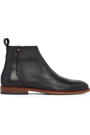 Tommy Hilfiger Leather Zip Chelsea BootsEU 42 (UK 8)
