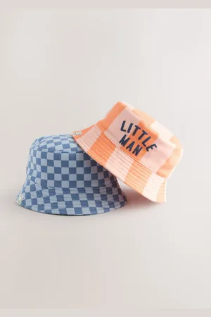 Next 100% Cotton Baby Bucket Hats 2 Pack (0mths-2yrs)50 cm