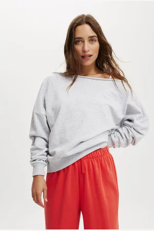 Cotton On Classic Fleece Off The Shoulder SweatshirtM