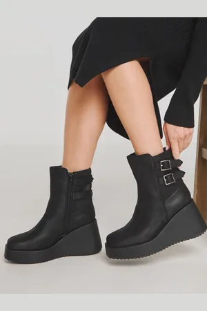 Simply Be Wide Fit Ankle Wedge BootsEU 39 (UK 6)