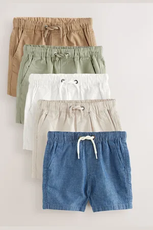 Next Pull On 100% Cotton Shorts 5 Pack (3mths-7yrs)110116 cm