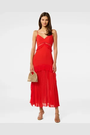 Forever New Lara Pleated Ruffle Maxi DressEU 44 (UK 16)