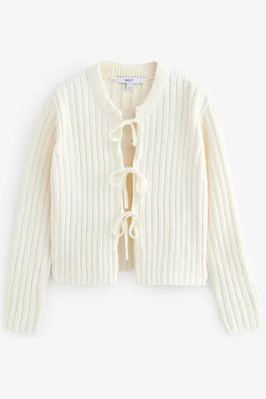 Next Bow Tie Front Knitted CardiganXS regularny