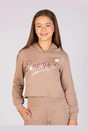 Pineapple Logo Girls Crop Hoodie11
