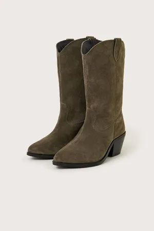 Monsoon Lana Suede Cowboy BootsEU 41 (UK 8)