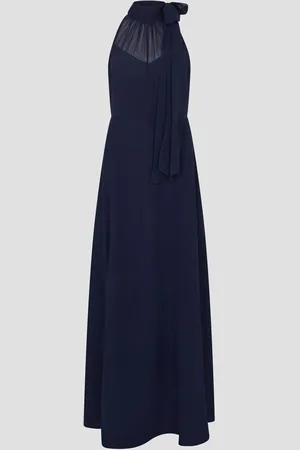 Monsoon Monika Halter Chiffon Maxi Dress48
