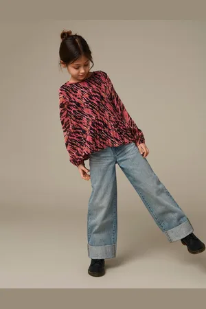 ONLY Blue Washed Fold Up Straight Leg Jeans12 lat (152 cm)