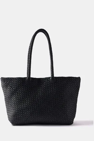 mint&berry Leather Woven Tote BagJeden