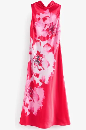 Ted Baker Aliara Printed Cowl Neck Midi Slip Dress46