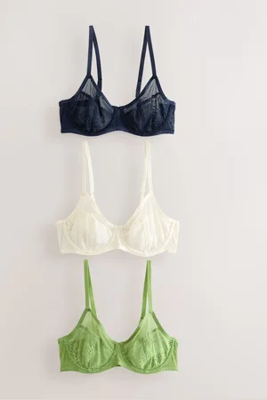 Next Floral Lace Bras 3 Pack34 D