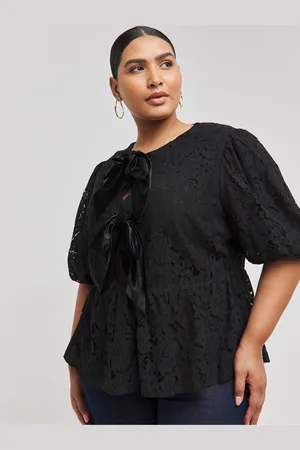 Simply Be Lace Bow Blouse44