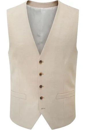 Skopes Tailored Fit Caspian Single Breasted Stretch Look Suit Waistcoat40 R