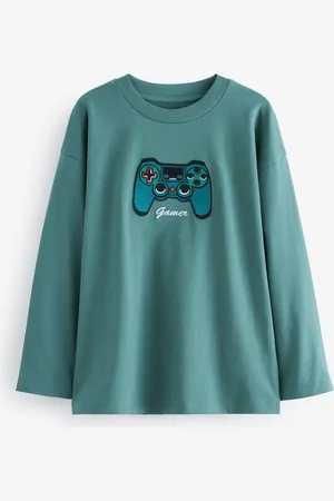 Next Long Sleeve Graphic 100% Cotton T-Shirt (3-16yrs)7 lat (122 cm)