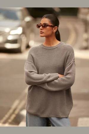 Next Cosy Crew Neck Longline Tunic Knitted JumperXL