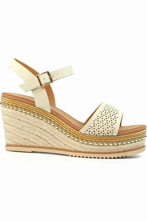 Lunar Natural Anya Wedge Sandalseu41