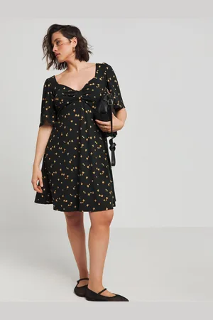Simply Be Supersoft Knot Front Skater Dress50