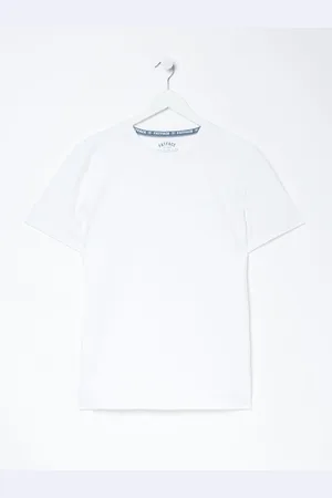 Fat Face FatFace 100% Cotton Organic Crew T-Shirt4XL dla wysokich