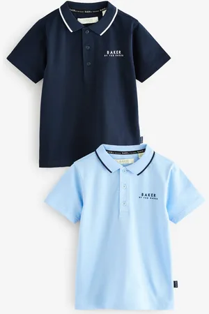 Ted Baker Blue/Navy Polo Shirts 2 Pack134140 cm
