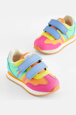 Little Bird Colourful Rainbow Retro Runner TrainersEU 28 (UK 10)