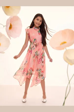 Lipsy London Hanky Hem Corsage Midi Dress (5-16yrs)146152 cm