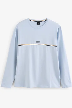HUGO BOSS Signature Stripe Logo Long Sleeve T-ShirtXL